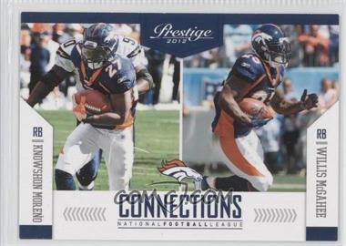 2012 Playoff Prestige - Connections #20 - Knowshon Moreno, Willis McGahee