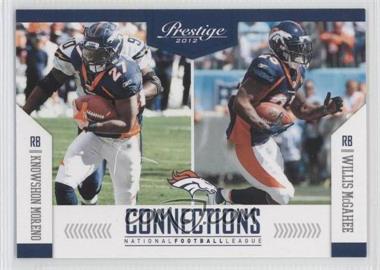 2012 Playoff Prestige - Connections #20 - Knowshon Moreno, Willis McGahee