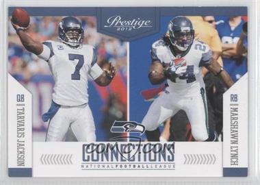 2012 Playoff Prestige - Connections #21 - Tarvaris Jackson, Marshawn Lynch