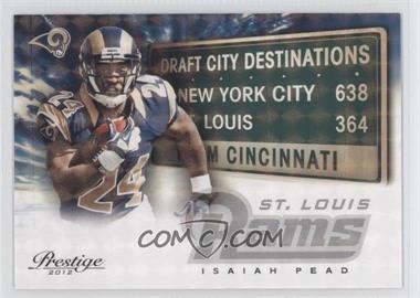 2012 Playoff Prestige - Draft City Destinations - Holokote #18 - Isaiah Pead /100