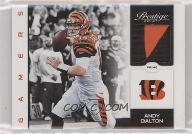 2012 Playoff Prestige - Gamers Materials - Prime #74 - Andy Dalton