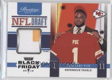2012 Playoff Prestige - NFL Draft Materials - Black Friday Prime #10 - Dontari Poe