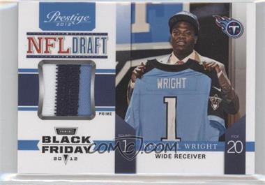 2012 Playoff Prestige - NFL Draft Materials - Black Friday Prime #18 - Kendall Wright
