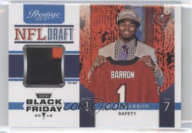 2012 Playoff Prestige - NFL Draft Materials - Black Friday Prime #7 - Mark Barron