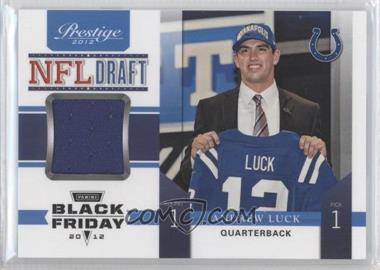 2012 Playoff Prestige - NFL Draft Materials - Black Friday #1 - Andrew Luck