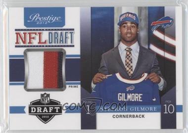 2012 Playoff Prestige - NFL Draft Materials - Prime #9 - Stephon Gilmore /25