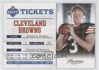 Brandon Weeden #/100