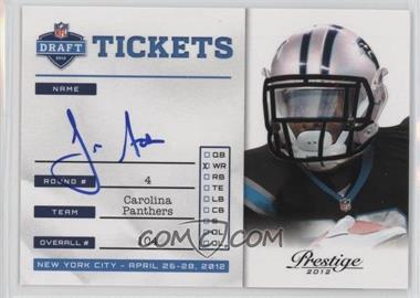 2012 Playoff Prestige - NFL Draft Tickets - Signatures #21 - Joe Adams