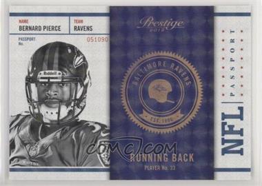 2012 Playoff Prestige - NFL Passport - Holokote #13 - Bernard Pierce /100