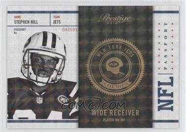 2012 Playoff Prestige - NFL Passport - Holokote #33 - Stephen Hill /100