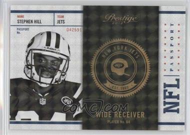 2012 Playoff Prestige - NFL Passport - Holokote #33 - Stephen Hill /100