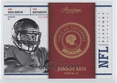 2012 Playoff Prestige - NFL Passport #5 - Doug Martin