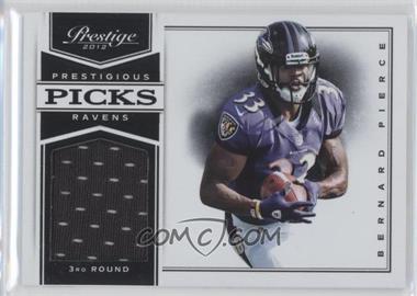 2012 Playoff Prestige - Prestigious Picks - Black Materials #13 - Bernard Pierce /149