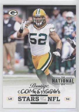 2012 Playoff Prestige - Stars of the NFL - The National 2012 #14 - Clay Matthews /5