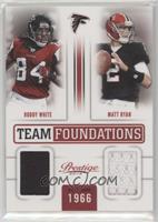 Roddy White, Matt Ryan #/249