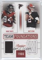 Roddy White, Matt Ryan #/249