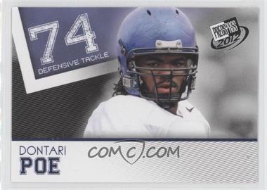 2012 Press Pass - [Base] - Blue #39 - Dontari Poe