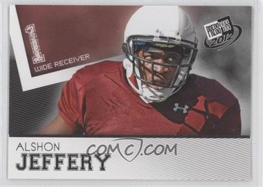 2012 Press Pass - [Base] #24 - Alshon Jeffery