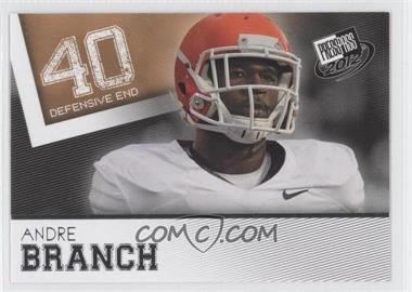 2012 Press Pass - [Base] #4 - Andre Branch