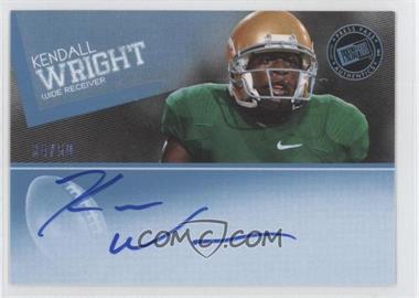 2012 Press Pass - Signings - Blue #PPS-KW - Kendall Wright /50