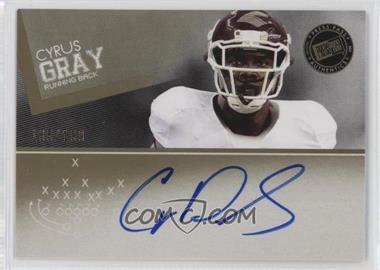 2012 Press Pass - Signings - Gold #PPS-CG - Cyrus Gray /199