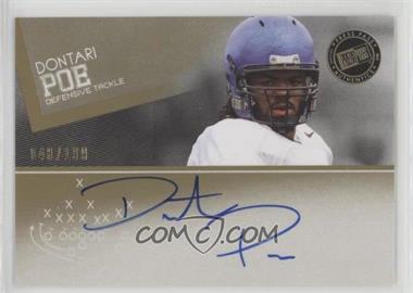 2012 Press Pass - Signings - Gold #PPS-DP.1 - Dontari Poe /199