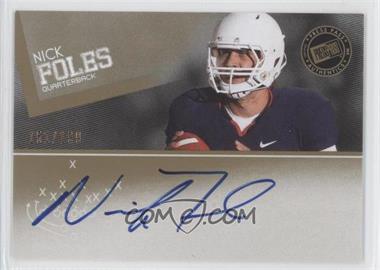 2012 Press Pass - Signings - Gold #PPS-NF - Nick Foles /199