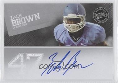 2012 Press Pass - Signings #PPS-ZB - Zach Brown