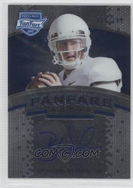 2012 Press Pass Fanfare - [Base] - Blue #FF-BW - Brandon Weeden /199