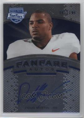 2012 Press Pass Fanfare - [Base] - Blue #FF-DM - Doug Martin /199