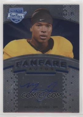 2012 Press Pass Fanfare - [Base] - Blue #FF-MJ - Marvin Jones /199