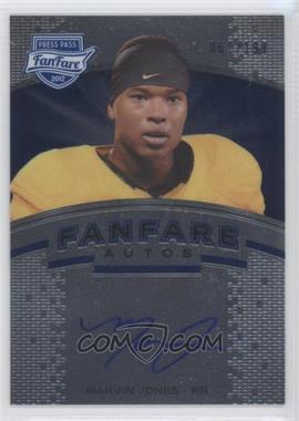 2012 Press Pass Fanfare - [Base] - Blue #FF-MJ - Marvin Jones /199