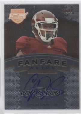 2012 Press Pass Fanfare - [Base] - Bronze #FF-CG - Cyrus Gray /99