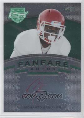 2012 Press Pass Fanfare - [Base] - Emerald Red Ink #FF-MS - Mohamed Sanu /10