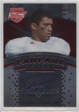 2012 Press Pass Fanfare - [Base] - Red #FF-RW - Russell Wilson /10
