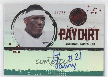 2012 Press Pass Fanfare - Paydirt - Red #PD-LJ - LaMichael James /25