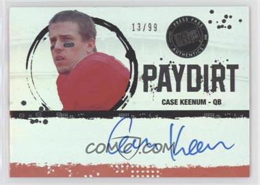 2012 Press Pass Fanfare - Paydirt - Silver #PD-CK - Case Keenum /99