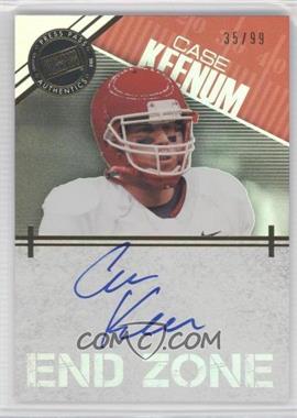 2012 Press Pass Showcase - End Zone Autographs - Gold #EZ-CK - Case Keenum /99