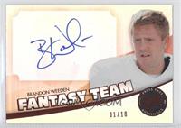 Brandon Weeden #/10