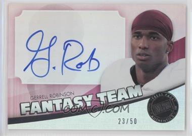 2012 Press Pass Showcase - Fantasy Team Autographs - Silver #FT-GR - Gerell Robinson /50