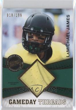 2012 Press Pass Showcase - Gameday Threads - Gold #GDT-LJ - LaMichael James /199