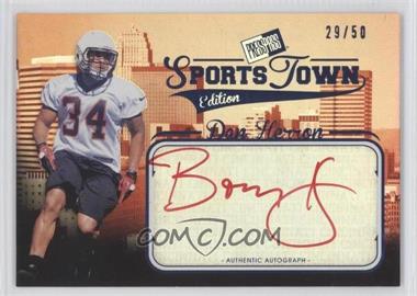 2012 Press Pass Sports Town Edition Autographs - [Base] - Blue Red Ink #ST DH - Dan Herron /50
