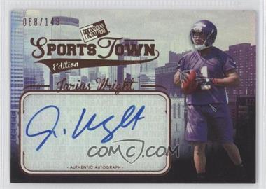 2012 Press Pass Sports Town Edition Autographs - [Base] - Bronze #ST JW - Jarius Wright /149