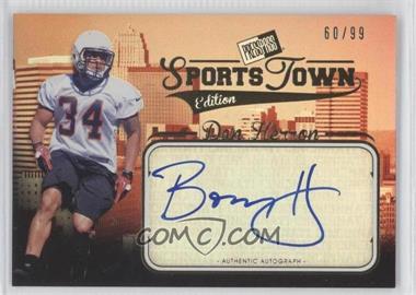 2012 Press Pass Sports Town Edition Autographs - [Base] - Gold #ST DH - Dan Herron /99