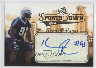 2012 Press Pass Sports Town Edition Autographs - [Base] - Gold #ST KR - Kendall Reyes /99