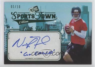 2012 Press Pass Sports Town Edition Autographs - [Base] - Green #ST NF - Nick Foles /10
