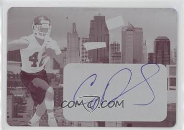 2012 Press Pass Sports Town Edition Autographs - [Base] - Press Plate Magenta #ST CG - Cyrus Gray /1