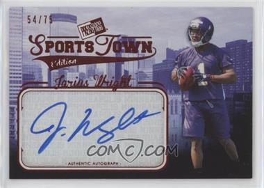 2012 Press Pass Sports Town Edition Autographs - [Base] - Red #ST JW - Jarius Wright /75