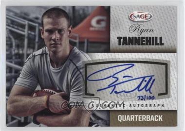 2012 SAGE Autographed - Autographs - Gold #A47 - Ryan Tannehill /100