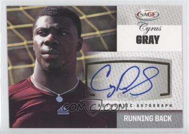 2012 SAGE Autographed - Autographs - Silver #A18 - Cyrus Gray